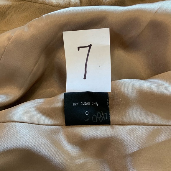 George Simonton, Tan Wool and Cashmere Coat.  Size 6 - Picture 9 of 9